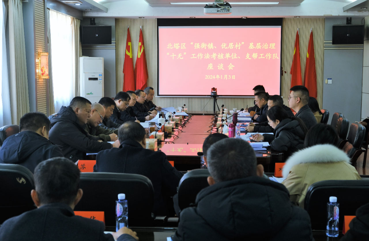 北塔区召开“强街镇、优居村”基层治理“十无”工作法考核单位、支帮工作队座谈会_邵阳头条网