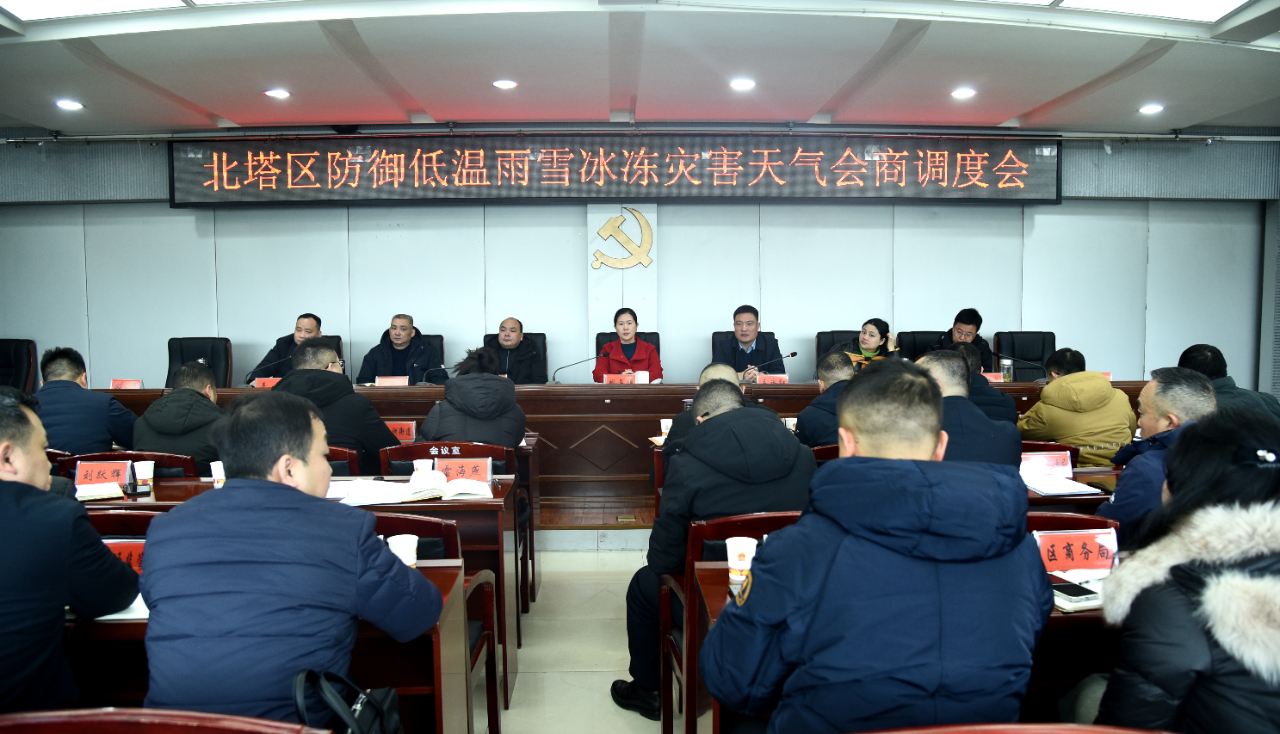 北塔区防御低温雨雪冰冻天气视频会商调度会召开_邵阳头条网