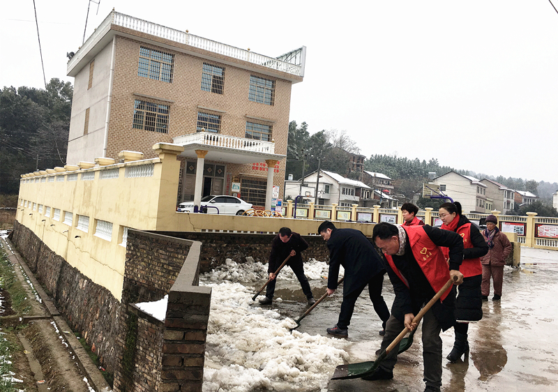 北塔区扎实开展“抗击冰冻，党员带头，全员参与”主题党日活动(图3)