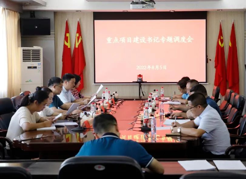 肖平带队现场调研重点项目建设工作(图1)