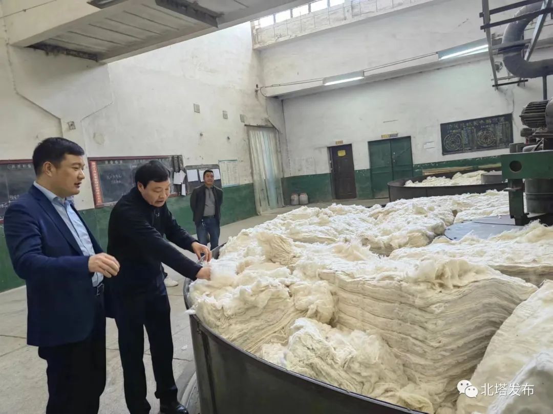 北塔区学习考察常德东信棉业(图1)