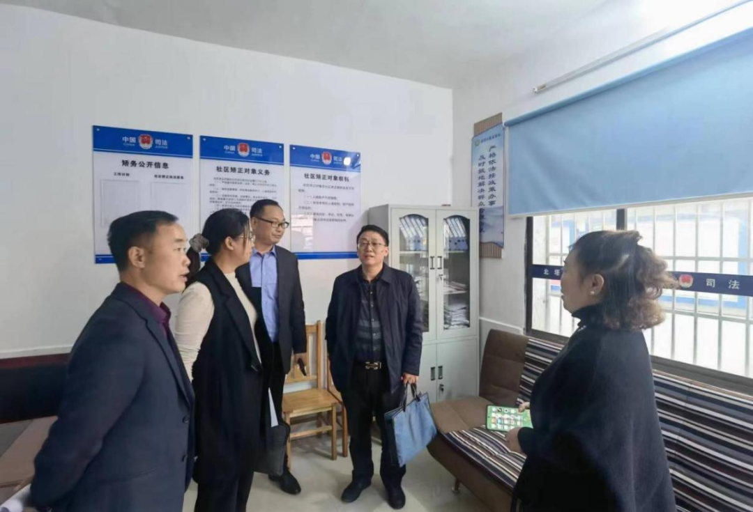 邵阳市委依法治市办来北塔区开展贯彻落实“一规划两纲要”法治督察(图1)
