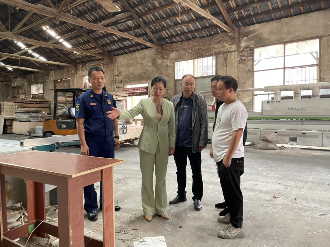 排隐患筑底线|姚文娟带队督导节前安全生产和安全隐患整改工作(图1)