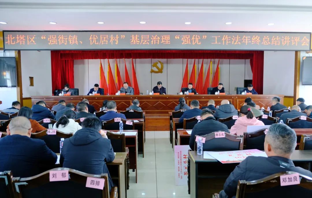 北塔区召开“强街镇、优居村”基层治理“强优”工作法四季度观摩会暨年终总结讲评会(图1)