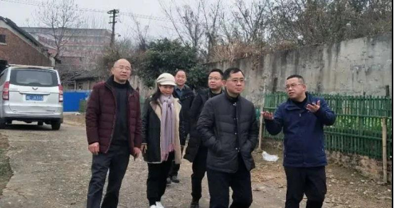 肖平到新滩镇街道调研沿河经济带发展和项目建设(图1)