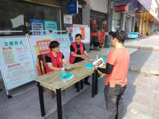田江街道开展文明养犬宣传活动(图1)